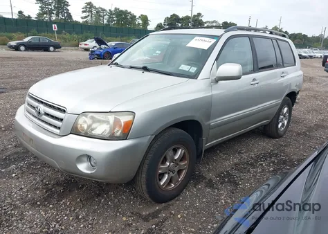 2005 Toyota Highlander V6 z USA, uszkodzony, nr VIN JTEEP21A850099383